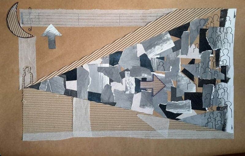 The Inner Need - Collage by Tony Schaefer